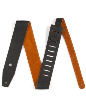 Гітарний ремень DUNLOP BMF09BN - BMF 2.5 IN NATURAL/BLACK STRAP-foto2