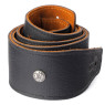 Гітарний ремень DUNLOP BMF09BN - BMF 2.5 IN NATURAL/BLACK STRAP