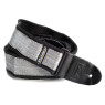 Гітарний ремень DUNLOP D3818SV CLASSIC GLAM SILVER STRAP