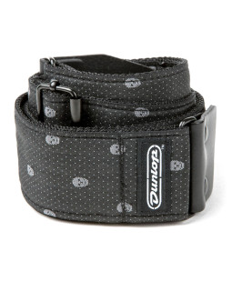 Гітарний ремень DUNLOP D6707 JACQUARD GREY SKULL STRAP Гітарний ремень DUNLOP D6707 JACQUARD GREY SKULL STRAP
