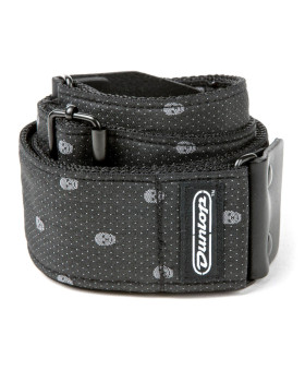 Гітарний ремень DUNLOP D6707 JACQUARD GREY SKULL STRAP