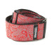 Гітарний ремень DUNLOP D6711 JACQUARD PAISLEY RED STRAP