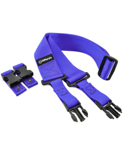 Ремінь гітарний DIMARZIO 2 INCH NYLON CLIPLOCK BLUE-foto2