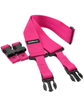 Ремінь гітарний DIMARZIO 2 INCH NYLON CLIPLOCK NEON PINK-foto2