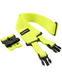 Ремінь гітарний DIMARZIO 2 INCH NYLON CLIPLOCK NEON YELLOW-foto2
