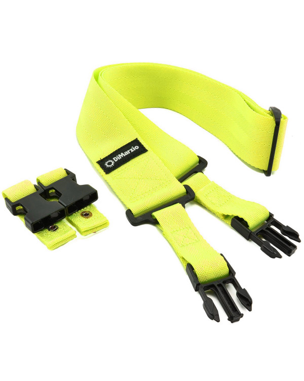 Ремінь гітарний DIMARZIO 2 INCH NYLON CLIPLOCK NEON YELLOW