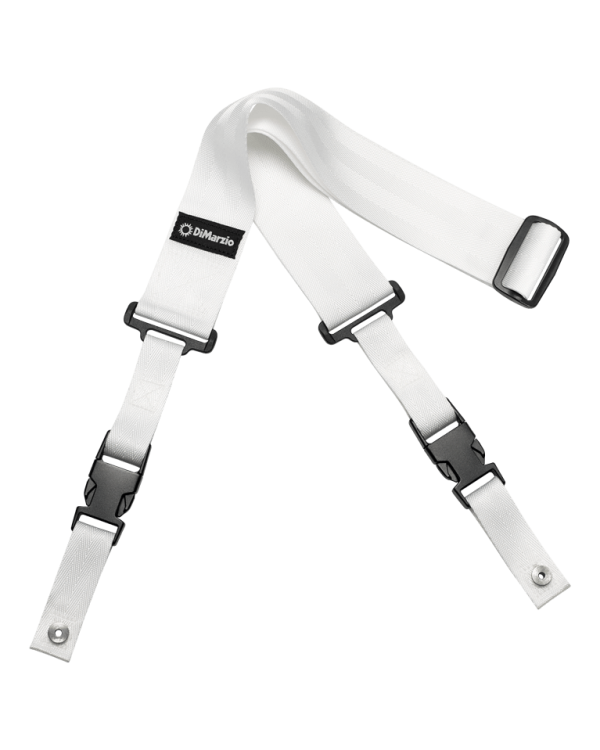 Ремінь із системою кріплення Клип-Лок DIMARZIO DD2200 white