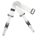 Ремінь із системою кріплення Клип-Лок DIMARZIO DD2200 white