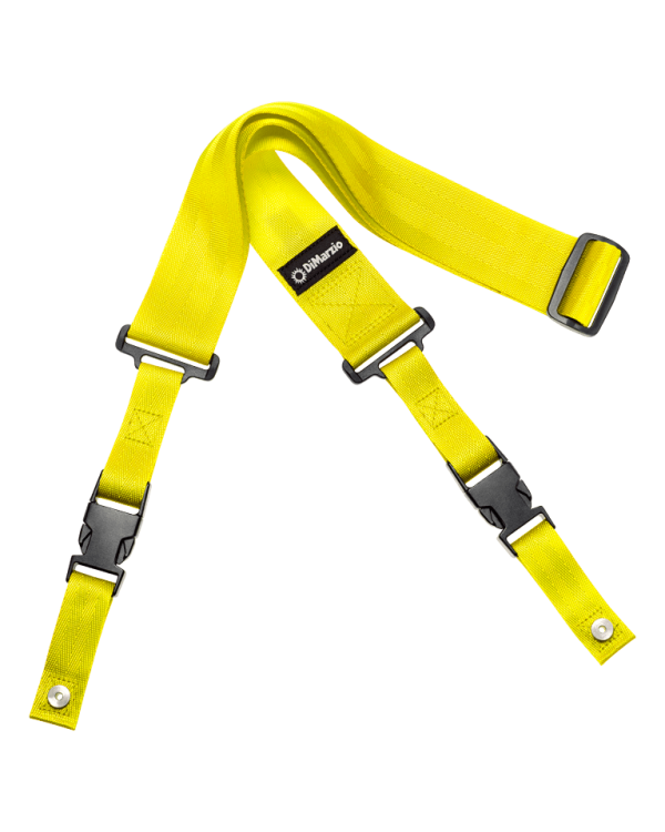 Ремінь гітарний DIMARZIO 2 INCH NYLON CLIPLOCK NEON YELLOW