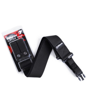 Ремінь гітарний DIMARZIO ELASTIC CLIPLOCK BLACK-foto2