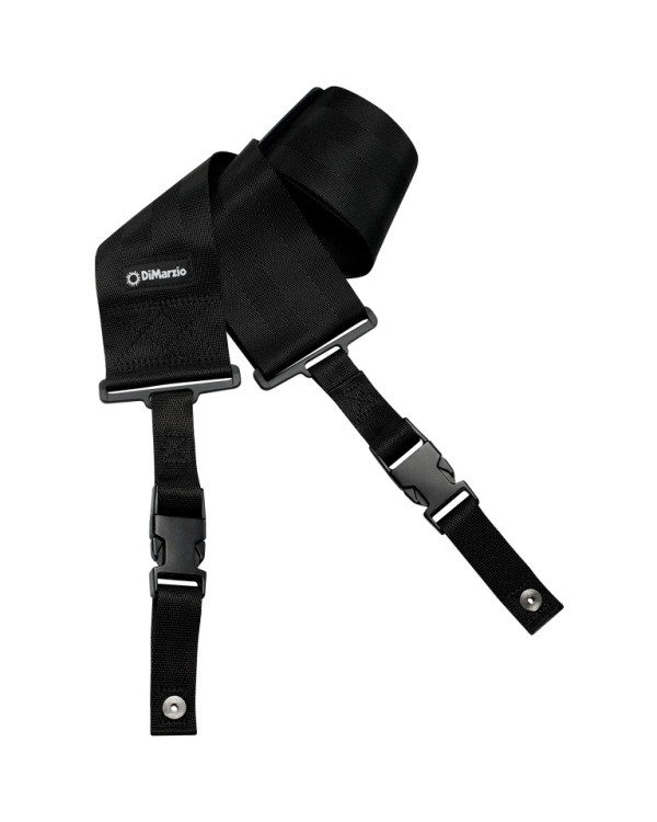 Гітарний ремінь DIMARZIO 3 INCH NYLON CLIPLOCK BLACK