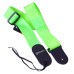 Гітарний ремень DIMARZIO NYLON WITH LEATHER ENDS (NEON GREEN)