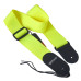 Ремінь гітарний DIMARZIO NYLON WITH LEATHER ENDS (NEON YELLOW)