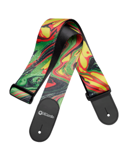 Ремінь для гітари DIMARZIO STEVE VAI PRINT - GREEN UNIVERSE Ремінь для гітари DIMARZIO STEVE VAI PRINT - GREEN UNIVERSE