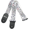 Гітарний ремінь DIMARZIO STEVE VAI PRINT - ART STRAP WHITE