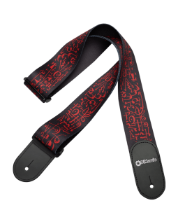 Ремінь для гітари DIMARZIO STEVE VAI PRINT - ART STRAP BLACK Ремінь для гітари DIMARZIO STEVE VAI PRINT - ART STRAP BLACK