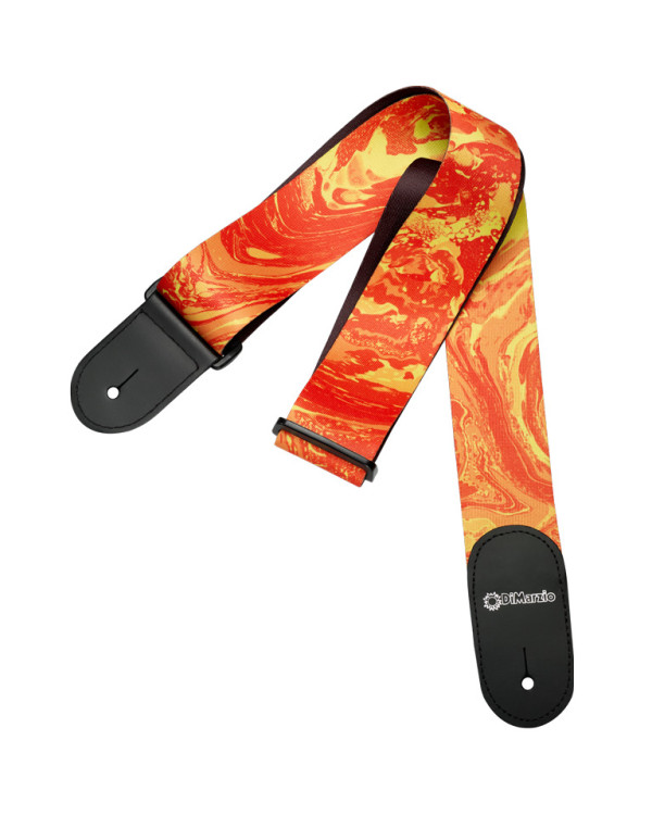 Ремінь для гітари DIMARZIO STEVE VAI PRINT - ORANGE UNIVERSE