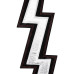Ремінь гітарний D'ADDARIO 25LNBT00 LIGHTNING BOLT SUEDE GUITAR STRAP (SILVER)