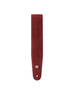 Ремінь гітарний шкіряний D'ADDARIO 25SS03-DX Suede Guitar Strap (Burgundy)-foto4