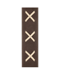 Ремінь гітарний D'ADDARIO 25VDG00 VINTAGE SUEDE GUITAR STRAP (BROWN)-foto3