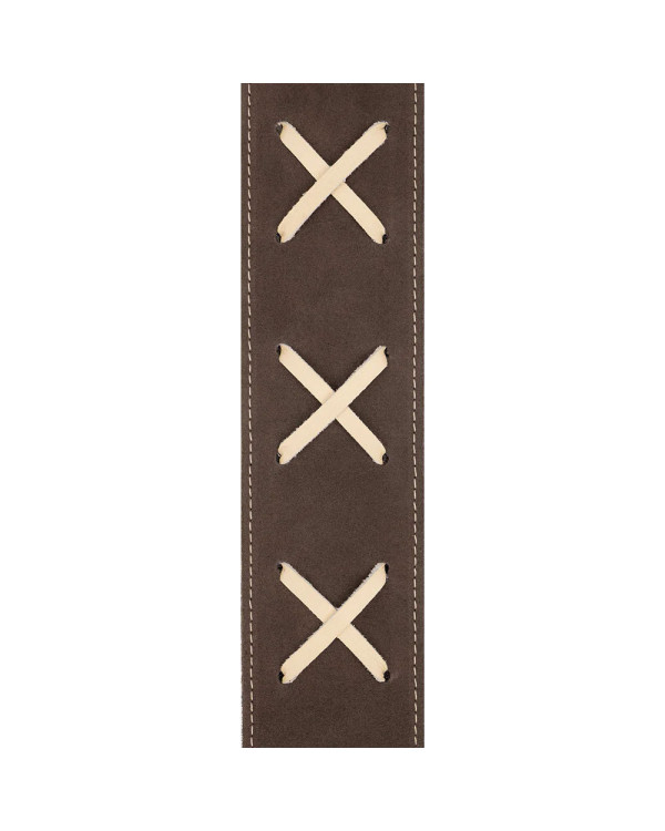 Ремінь гітарний D'ADDARIO 25VDG00 VINTAGE SUEDE GUITAR STRAP (BROWN)