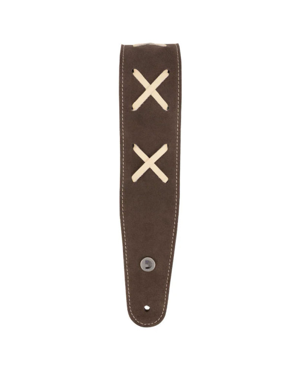 Ремінь гітарний D'ADDARIO 25VDG00 VINTAGE SUEDE GUITAR STRAP (BROWN)