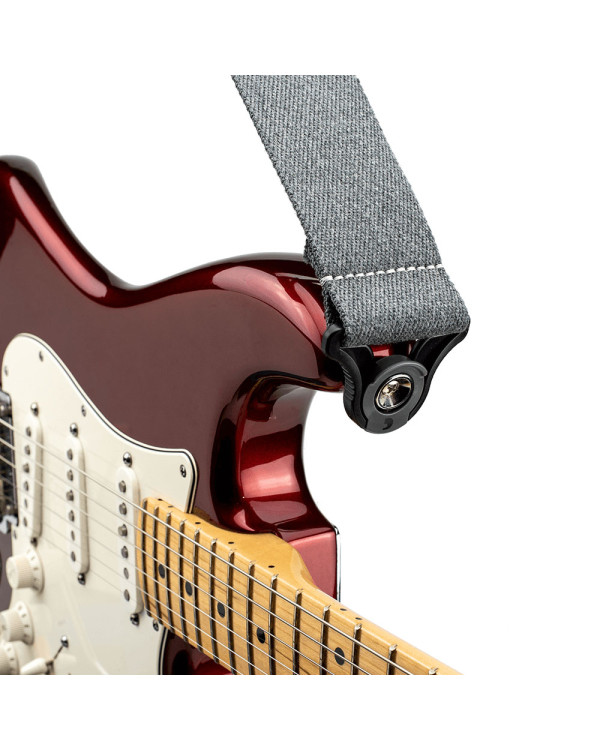Гітарний ремінь D'ADDARIO 50BAL04 AUTO LOCK GUITAR STRAP (SKATER GREY)