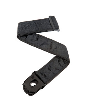 Гітарний ремень D'ADDARIO PLANET LOCK GUITAR STRAP (BLACK SATIN)
