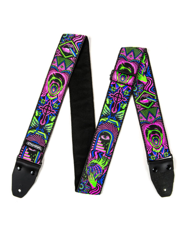 Гітарний ремінь DUNLOP ILD01 ILOVEDUST HEADSPACE GREEN STRAP
