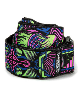 Гітарний ремінь DUNLOP ILD01 ILOVEDUST HEADSPACE GREEN STRAP Гітарний ремінь DUNLOP ILD01 ILOVEDUST HEADSPACE GREEN STRAP