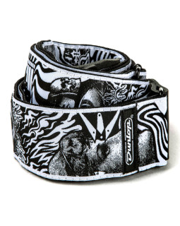 Гітарний ремінь DUNLOP ILD04 ILOVEDUST SKULLS STRAP Гітарний ремінь DUNLOP ILD04 ILOVEDUST SKULLS STRAP