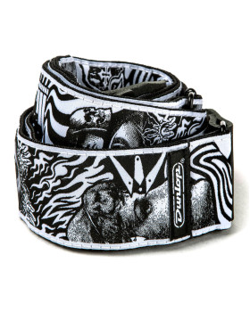 Гітарний ремінь DUNLOP ILD04 ILOVEDUST SKULLS STRAP