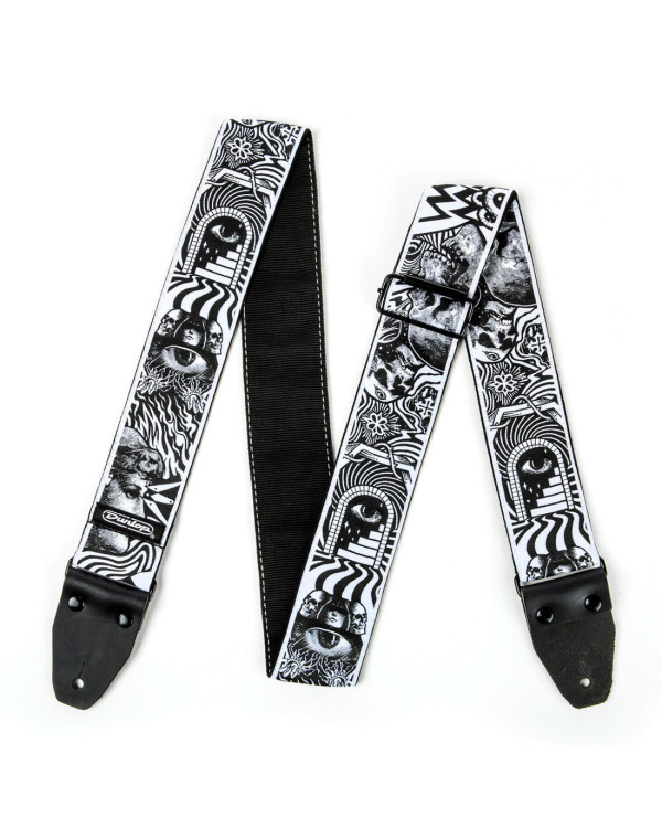 Гітарний ремінь DUNLOP ILD04 ILOVEDUST SKULLS STRAP