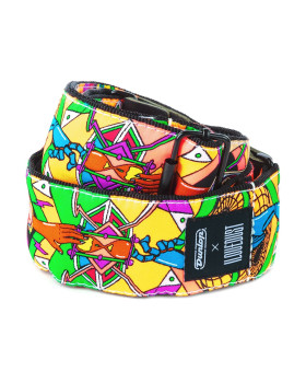 Гітарний ремінь DUNLOP ILD08 ILOVEDUST HOURGLASS STRAP Гітарний ремінь DUNLOP ILD08 ILOVEDUST HOURGLASS STRAP