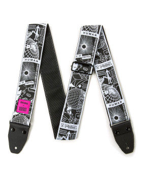 Гітарний ремінь DUNLOP ILD11 ILOVEDUST ROBOT HEART STRAP-foto2
