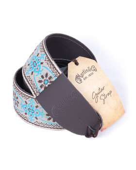 Ремінь гітарний MARTIN RETRO WOVEN STRAP - BLUE