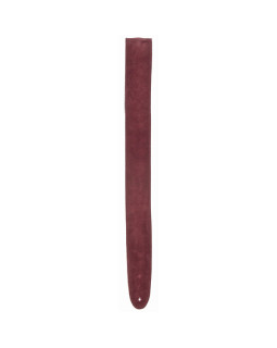 Ремінь гітарний шкіряний D'ADDARIO 25SS03-DX Suede Guitar Strap (Burgundy)-foto2