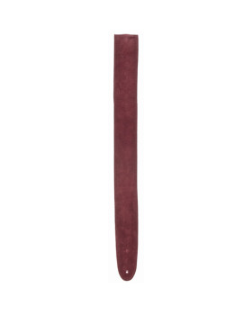 Ремінь гітарний шкіряний D'ADDARIO 25SS03-DX Suede Guitar Strap (Burgundy)-foto2