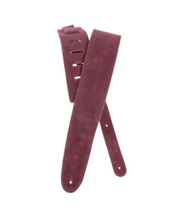 Ремінь гітарний шкіряний D'ADDARIO 25SS03-DX Suede Guitar Strap (Burgundy)