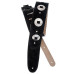 Ремінь гітарний замшевий D'ADDARIO DELUXE LEATHER GUITAR STRAP (CONCHOS, BLACK)