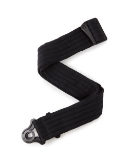 Гітарний ремінь D'ADDARIO 50BAL01 AUTO LOCK GUITAR STRAP (BLACK PADDED STRIPES)