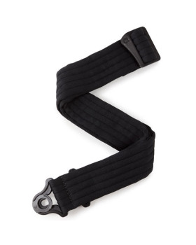 Гітарний ремінь D'ADDARIO 50BAL01 AUTO LOCK GUITAR STRAP (BLACK PADDED STRIPES)