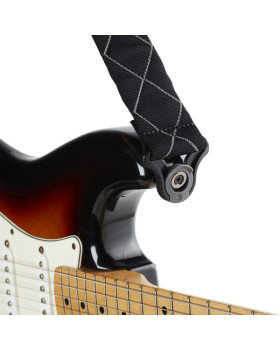 Гітарний ремінь D'ADDARIO 50BAL02 AUTO LOCK GUITAR STRAP (BLACK PADDED DIAMONDS)-foto4