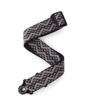 Гітарний ремінь D'ADDARIO 50BAL03 AUTO LOCK GUITAR STRAP (BLACK PADDED GEOMETRIC)