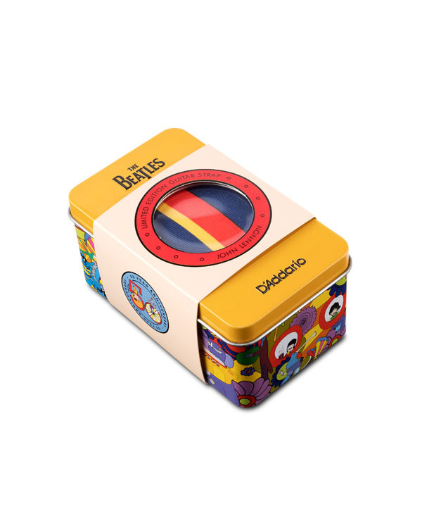 Гітарний ремень D'ADDARIO YELLOW SUBMARINE 50TH ANNIVERSARY GUITAR STRAP TIN - JOHN