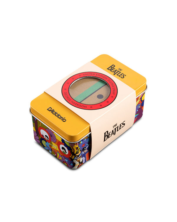 Гітарний ремень D'ADDARIO YELLOW SUBMARINE 50TH ANNIVERSARY GUITAR STRAP TIN - GEORGE