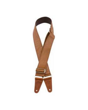 FENDER STRAP 2" TOOLED LEATHER BROWN Ремінь гітарний-foto3