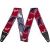 FENDER STRAP 2" WEIGHLESS MONOGRAMMED RED/WHITE/BLUE Ремінь гітарний