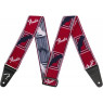 FENDER STRAP 2" WEIGHLESS MONOGRAMMED RED/WHITE/BLUE Ремінь гітарний