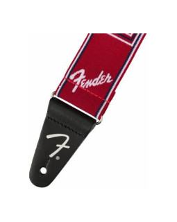 FENDER STRAP 2" WEIGHLESS MONOGRAMMED RED/WHITE/BLUE Ремінь гітарний-foto2